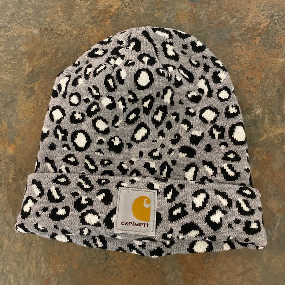 Carhartt Leopard Print Winter Hat 
